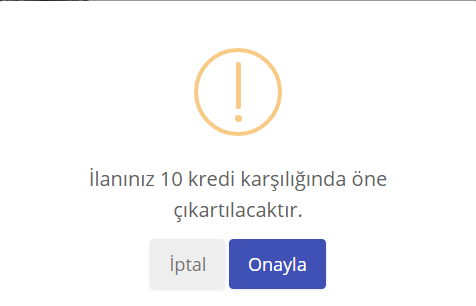 Öne Çıkarma Kredi